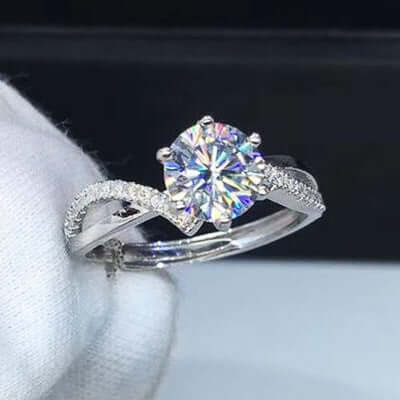 Zircon Ring Engagement Ring - Shayn.online